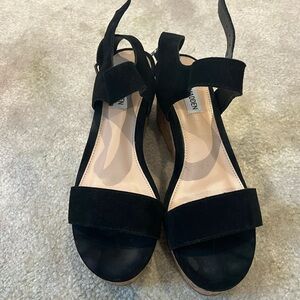 STEVE MADDEN breathe black suede shoes